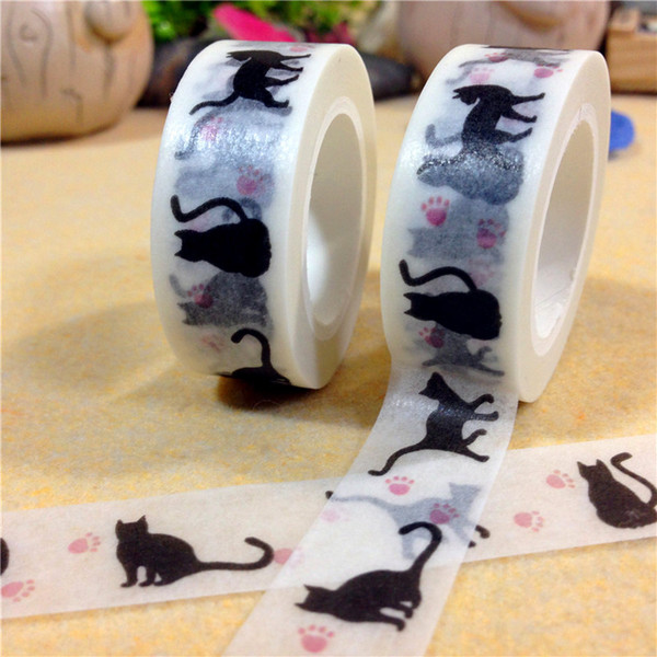 15mm*15m large size Adhesive Tapes halloween washi tapes decoration scrapbooking planner masking tape factory price(2)