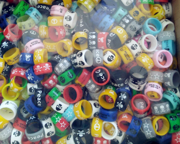 Width 12mm 1000Pcs E-cigs Vape Band Silicone Rings Colorful Rubber Rings Fit E Cigarette 18650 MODS RDA Free DHL Shipping