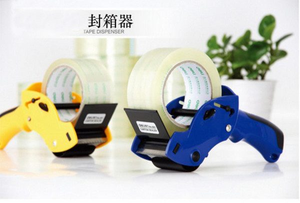 Wholesale-Free Shipping Tape Dispenser sealing device tape cutter deli 803 packager cutting machine 60mm tape Carton Sealer