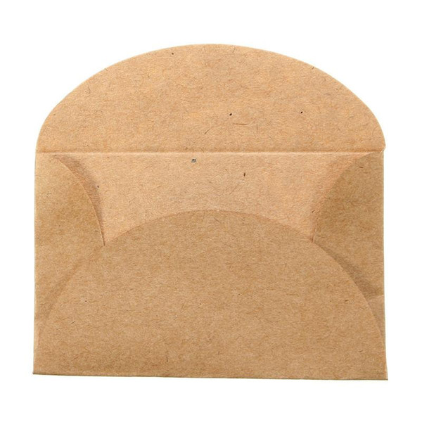 200pcs/lot Retro Handmade Mini Kraft Paper Envelope Stationery Gift for Wedding Gift Party Invitation Card Business Card 5.8*9cm