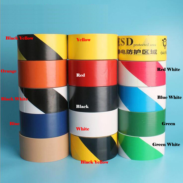 4.8cm*18m Self Adhesive Hazard Warning Safety Tape - Adhesive Sticker Marking Safety PVC Tape For Warehouse Factory School