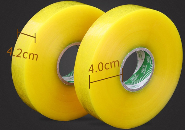 10 Large rolls transparent tape bandwidth 4.2cm thick 4.0cm packing wholesale tape adhesive tape freeshipping