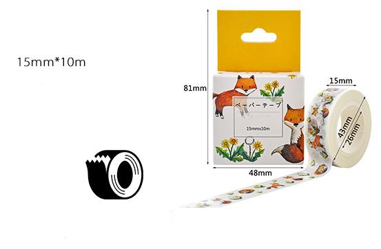 Fashion 10metersx15mmx0.01mm,Hot adhrisve film paper tape,nice gifts packing AD use film adhesive tape