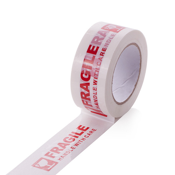 Warning Fragile Tape Handle with Care Packing Printing Tape-2 Inch x 330 Feet (110 Yards) Packing Tape 1 Roll