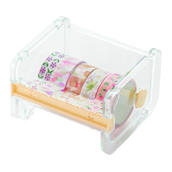 VODOOL Durable Stationery Masking Tape Cutter Washi Tape Storage Organizer Cutter Office Dispenser Office Supplies