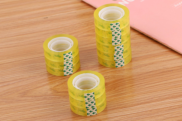 10 pieces per Lot Adhesive Tapes,Daily Easy use taking Small Packing Tape,Adhesive length 25 Meters,Width 1.2cm,thick 0.48mm