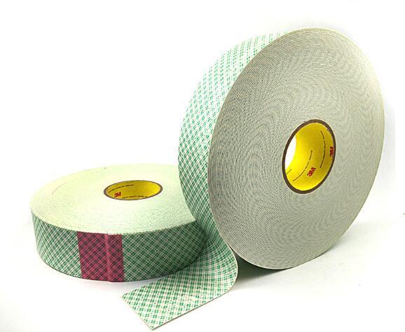 4032 foam double-sided tape green plaid off paper anti ultraviolet good resistance to solvent paper tape different width to choose