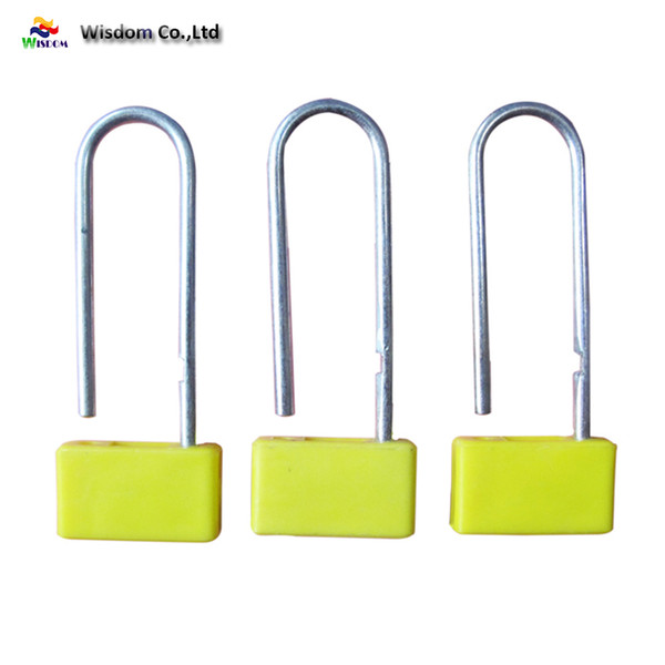 Plastic Airline Security Padlock Seal with hot stamping and laser print lock logistics transport and money bags