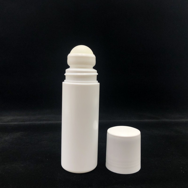 100ml White Roll Plastic Bottle Empty Roller Bottles 100CC Roll-on Ball Bottle Deodorant Perfume Lotion Light Container