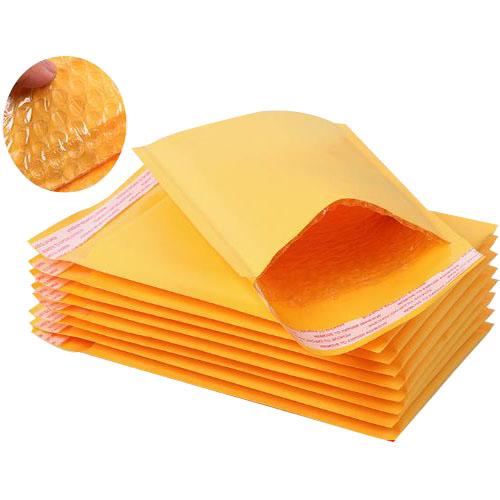 110*130mm Kraft Paper Bubble Envelopes Bags Mailers Padded Shipping Envelope With Bubble Mailing Bag Business Supplies free shipping