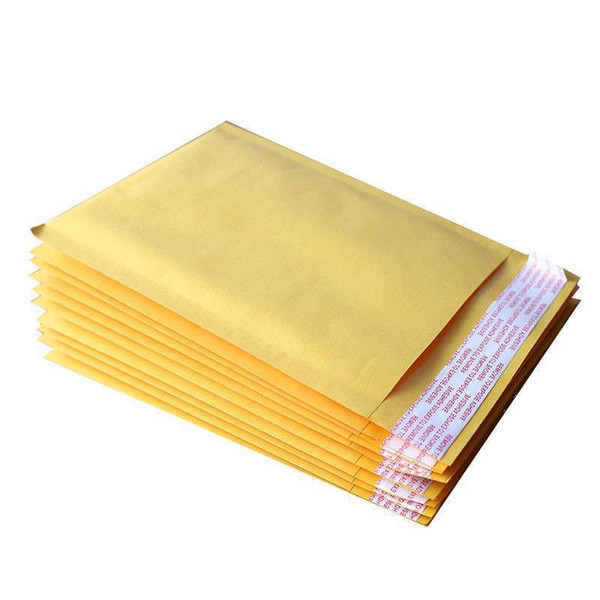 Small Kraft Bubble Mailers Padded Envelopes Bags 130x210+40mm Externally Mail Bags kraft and PE bubble Free Shipping 002