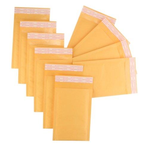 Wholesale-FS Hot 10 Kraft Self Seal Shipping Bubble Padded Mailers Envelopes Bags 183x129+43mm