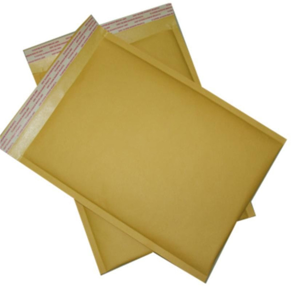 240MM*360MM 9.5inch*14.2inch Yellow kraft mailers bag bubble mailer envelopes mailing bag free shipping