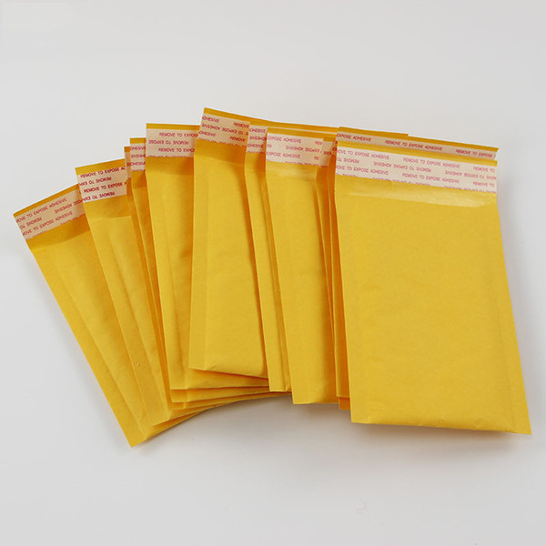 (150*180mm) 200pcs/lots Bubble Mailers Padded Envelopes Packaging Shipping Bags Kraft Bubble Mailing Envelope Bags