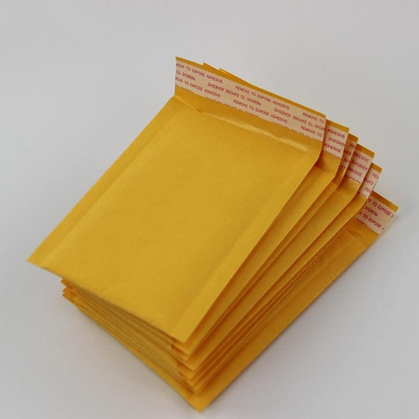 4.7*6.3 inch 12*16cm+4cm Kraft Bubble Mailers Envelopes Wrap Bags Padded Envelope Mail Packing Pouch Free Shipping