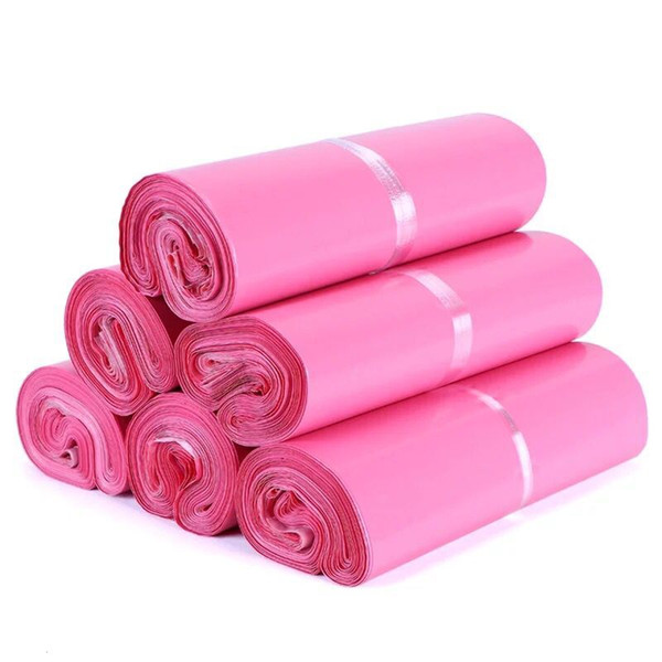 Pink Poly Mailer 10*13 inches Express Bag 25*35cm Mail Bags Envelope/ Self Adhesive Seal Plastic bags pouch