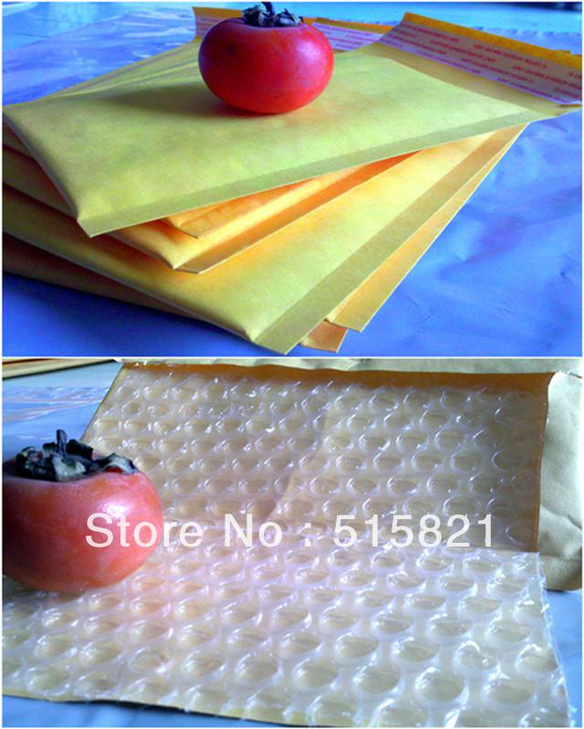 Wholesale-New Made #00 Golden Kraft Bubble Envelopes padded Mailer 148mmx269mm (6