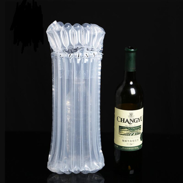 DHL & SF EXPRESS 32*8cm Air Dunnage Bag Air Filled Protective Wine bottle Wrap Inflatable Air Cushion Column Wrap Bags with a free pump LX56