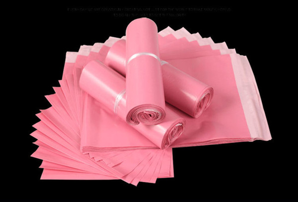 Light Pink Poly Mailing Adhesive Envelope Bags Shipping Packaging Bags Plastic Mailer Pink Wedding Gift Package Bags