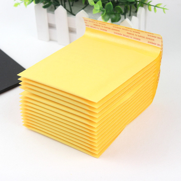 Kraft Paper Bubble Envelopes Bags Mailers Padded Shipping Envelope With Bubble Mailing Bag Business Supplies 10 PCS/lot 110*130mm