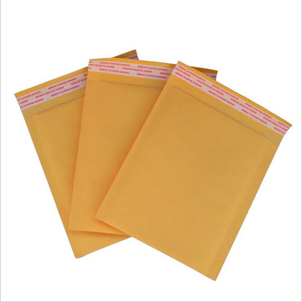 50 pcs Kraft Paper Bubble Envelopes Bags Mailers Padded Shipping Envelope With Bubble Mailing Bag Business Supplies