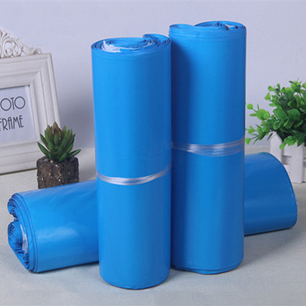 Blue Poly Mailer Adhesive Envelope Bags Bolsa Courier Bags Plastic Mailing Blue Garment/Boxes Packaging Post Bags