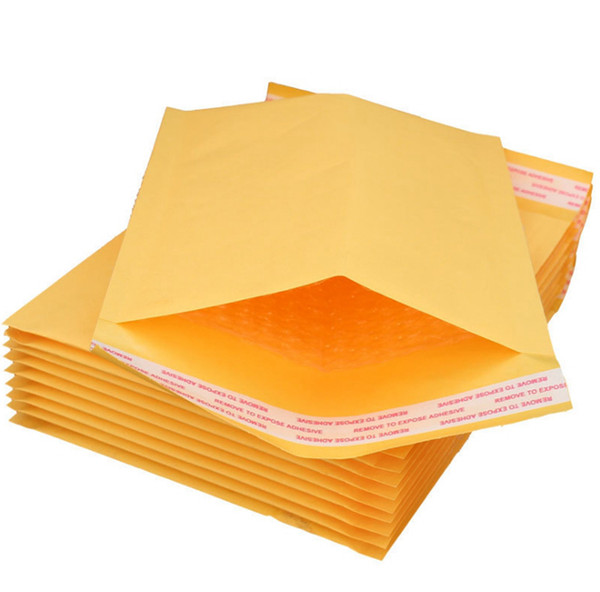 Paper Bags Packages Kraft Papers Bubble Foam Mailers Padded Envelopes Bags Package for Gift Wholesale