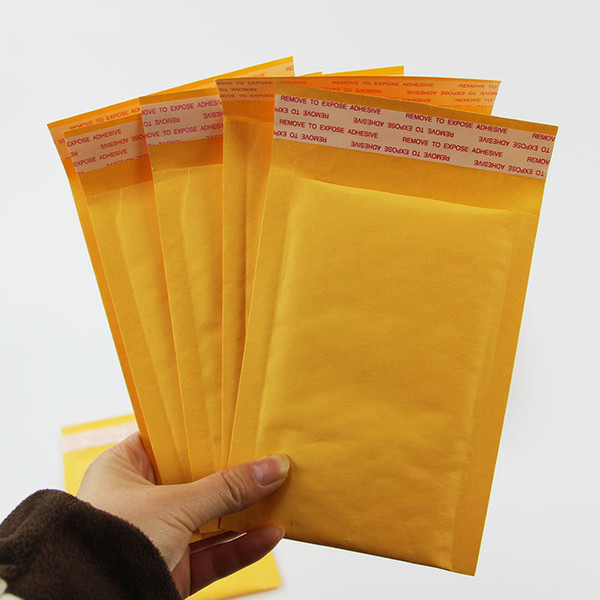 4.3*5.1 inch 110*130mm Kraft Bubble Envelope Wrap Bags Pouches Packaging PE Bubble Bags free shipping