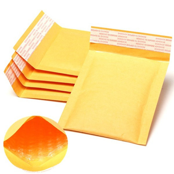 100pcs/lot Manufacturer Kraft Bubble Bags Mailers Padded Envelopes Paper Mailing Bags 11X13cm+4cm free shipping