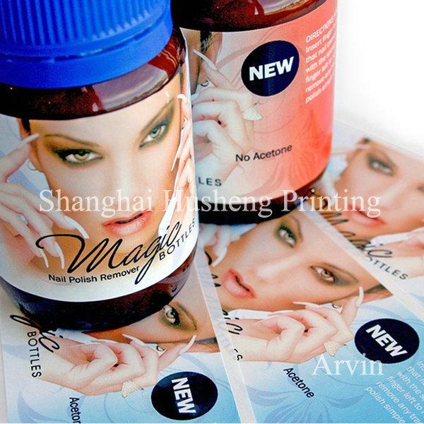 customized self adhesive label sticker printing