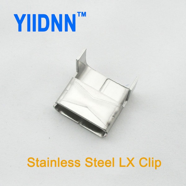 LX Style Stainless Steel Banding Clips Buckles,3/8