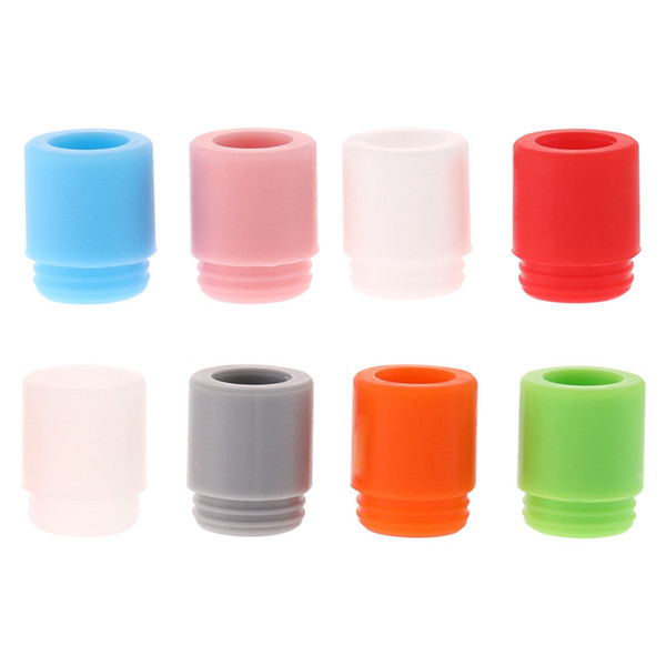 Wholesale Colorful Disposable Rubber Drip Tip Silicone 810 Mouthpiece Wide Mouth Drip Tip for 810 RBA RDA Vape Cartridge 1000pcs