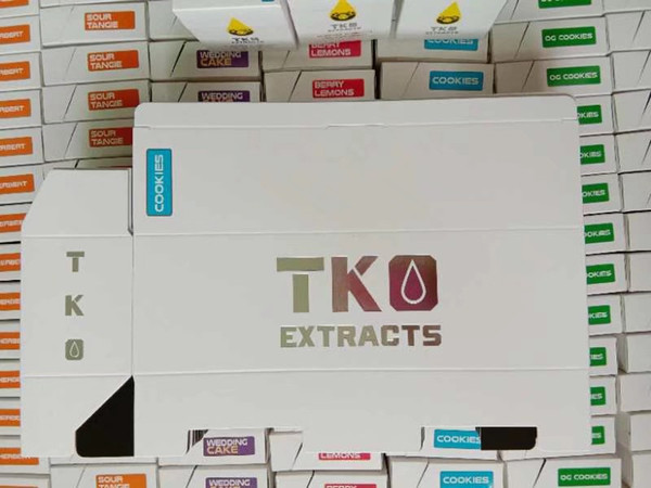 TKO Extracts Vape Cartridges Packaging TKO Carts 0.8ml 1ml Ceramic Empty Vape Pen Cartridge E Cig Vaporizer For Thick Oil 510 Battery