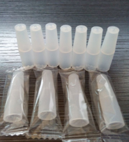 Free Shipping 21K 510 Disposable Drip Tip Silicone Testing Caps with Hole For Atomizer Clearmizer Cartridge Clean Tester Tip