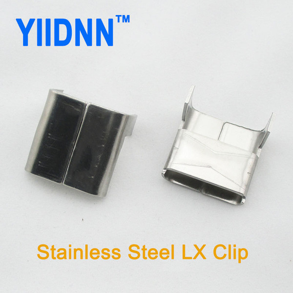 LX Style Stainless Steel Banding buckle Clip,3/4