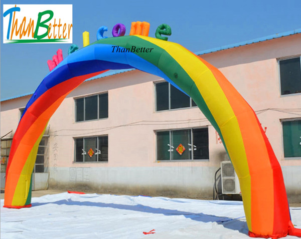 ThanBetter inflatable rainbow archway, rainbow inflatable arch manufacturer and supplier