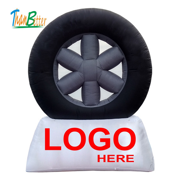 giant inflatable advertising display car tire model, Famous brand inflatable advertising tyre balloon ,inflatable tire replicas