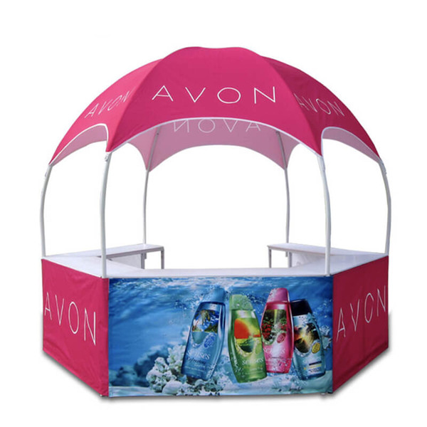 Hot Sale Outdoor Customize Super Advertising Round Dome Kiosk Tent Portable Collapsible and Mobile Food Kiosks Booth Tent