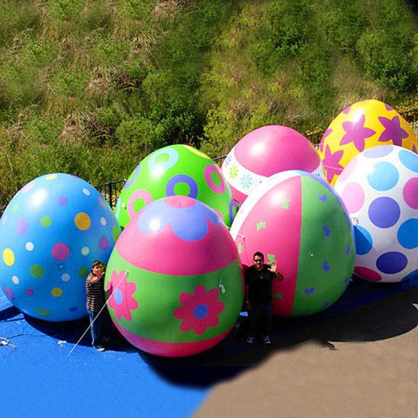 Wholesale-Free shipping Whole sale giant inflatable easter eggs, inflatable egg for event decoration