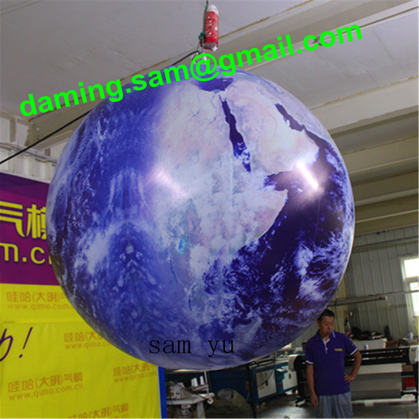 2m Diamter Giant Inflatable Moon Balloon High Quality Inflatable Planets For The Nightclub Stage Event Decoration