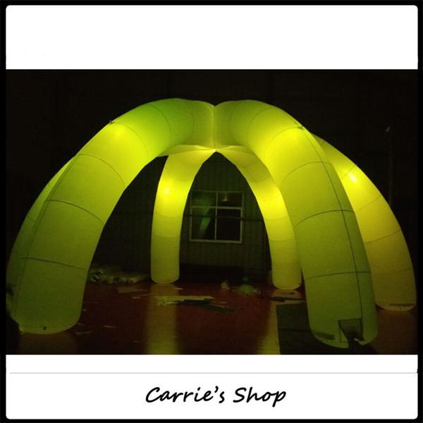 Wholesale-Best quality 6 leg inflatable arch tent with led light