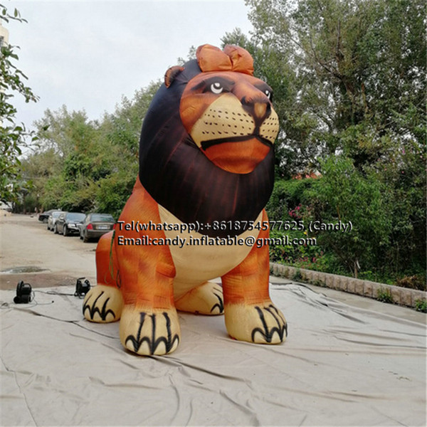 Customized giant inflatable lion for outdoor advertising ,giant inflatable animal for sale