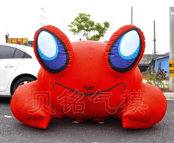 Wholesale-Free shipping by DHL inflatable moving red crab model,Advertising Inflatable