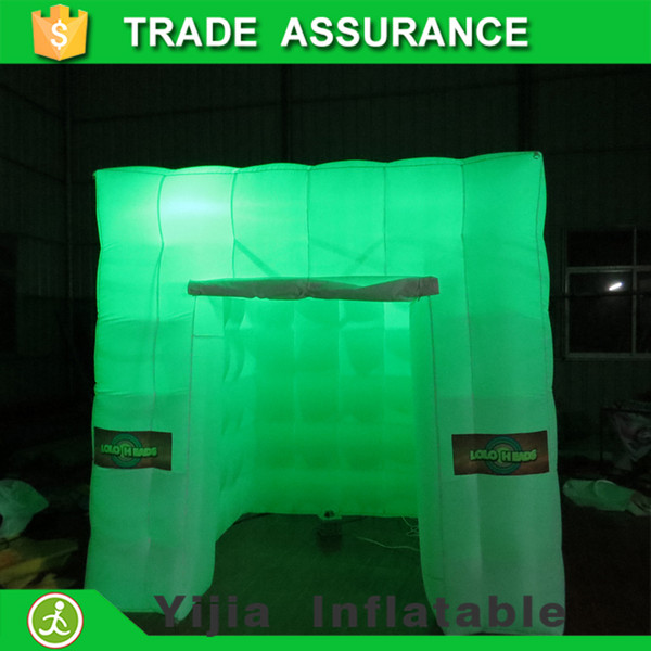 Wholesale-free ship by DHL high quality 7.8ft inflatable photo booth for sale