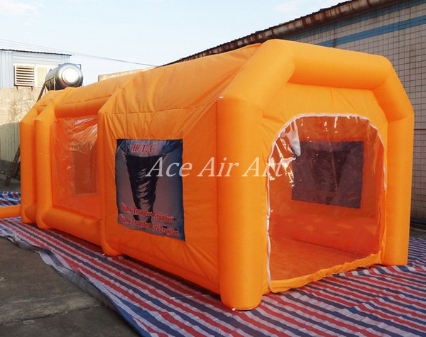 hot sale portable inflatable spray paint booth tent / inflatable car spray booth for car