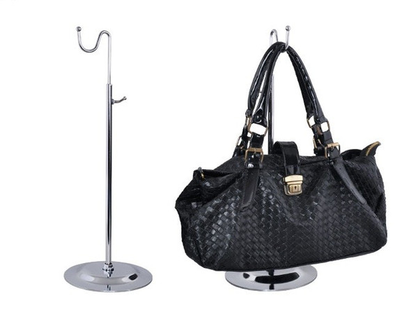 2PCS Metal single curved hook Adjustable Women bags handbag display Stand/ holder racks Free Shipping