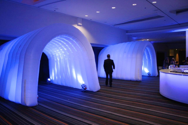 inflatable tunnel entrance with led light for event & decoration & exhibition