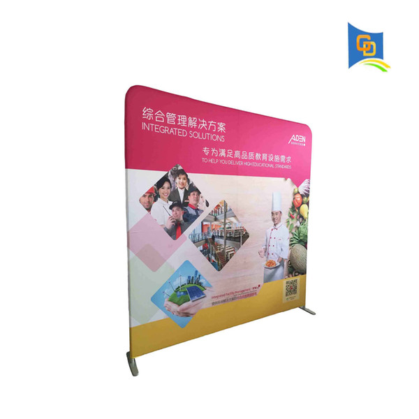 Beautiful 8ft Wide Straight Tension Fabric Display Banner Stand,Wedding Backdrop,Trade Show Wall,Exhibition Booth