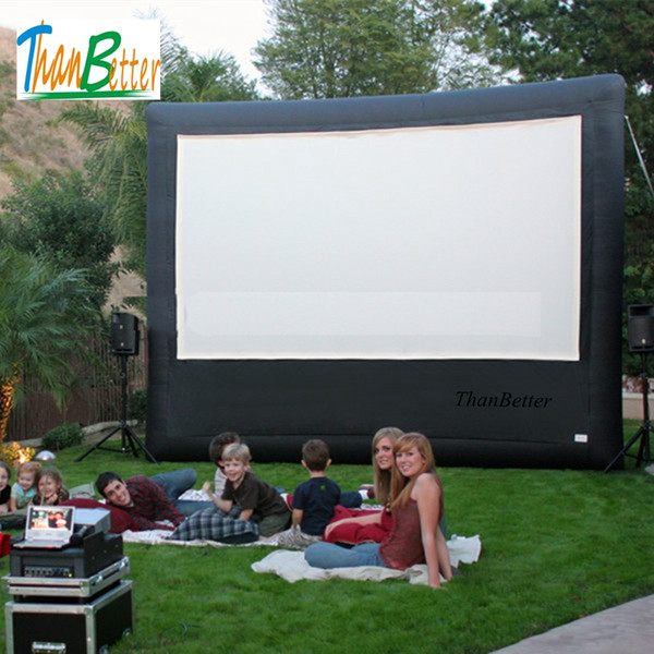 inflatable rear projection screen banner, Outdoor Advertising inflatable projector screen