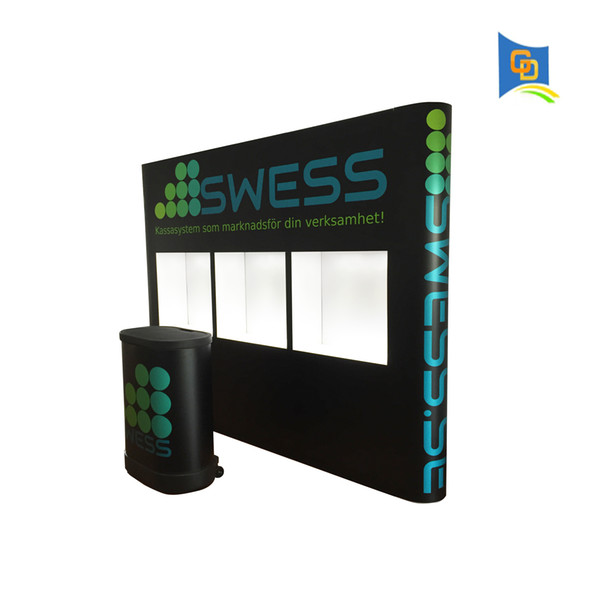 New Product! 10ft Variety Exhibition Display Stand/Trade show/Exhibition Booth/Advertising Display/Exhibiton Advertising with Show Window